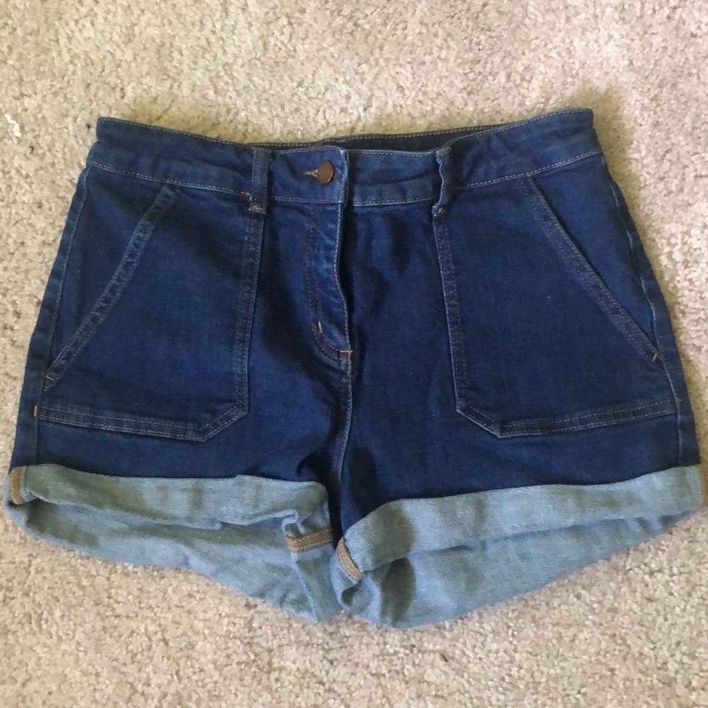 High waisted Jean shorts